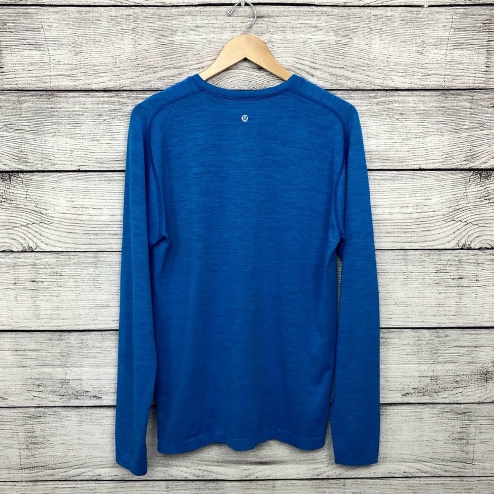 Lululemon Riviera Blue Metal Vent Tech Long Sleeve